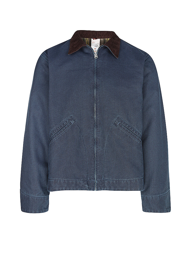 NUDIE JEANS Bomberjacke blau | L von Nudie Jeans