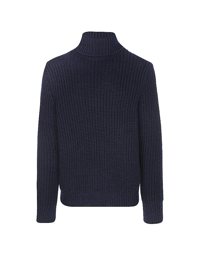 NUDIE JEANS Rollkragenpullover  blau | L von Nudie Jeans