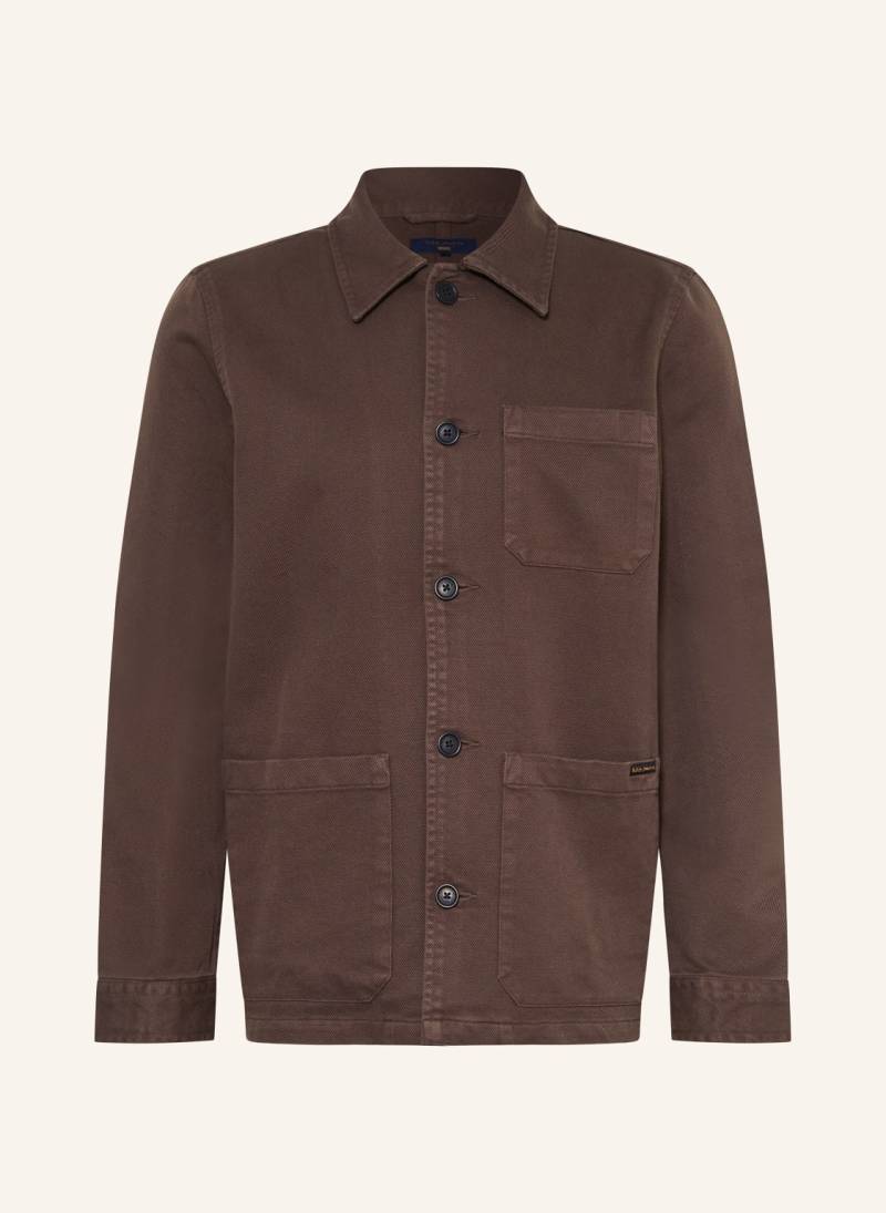 Nudie Jeans Overshirt Barney braun von Nudie Jeans