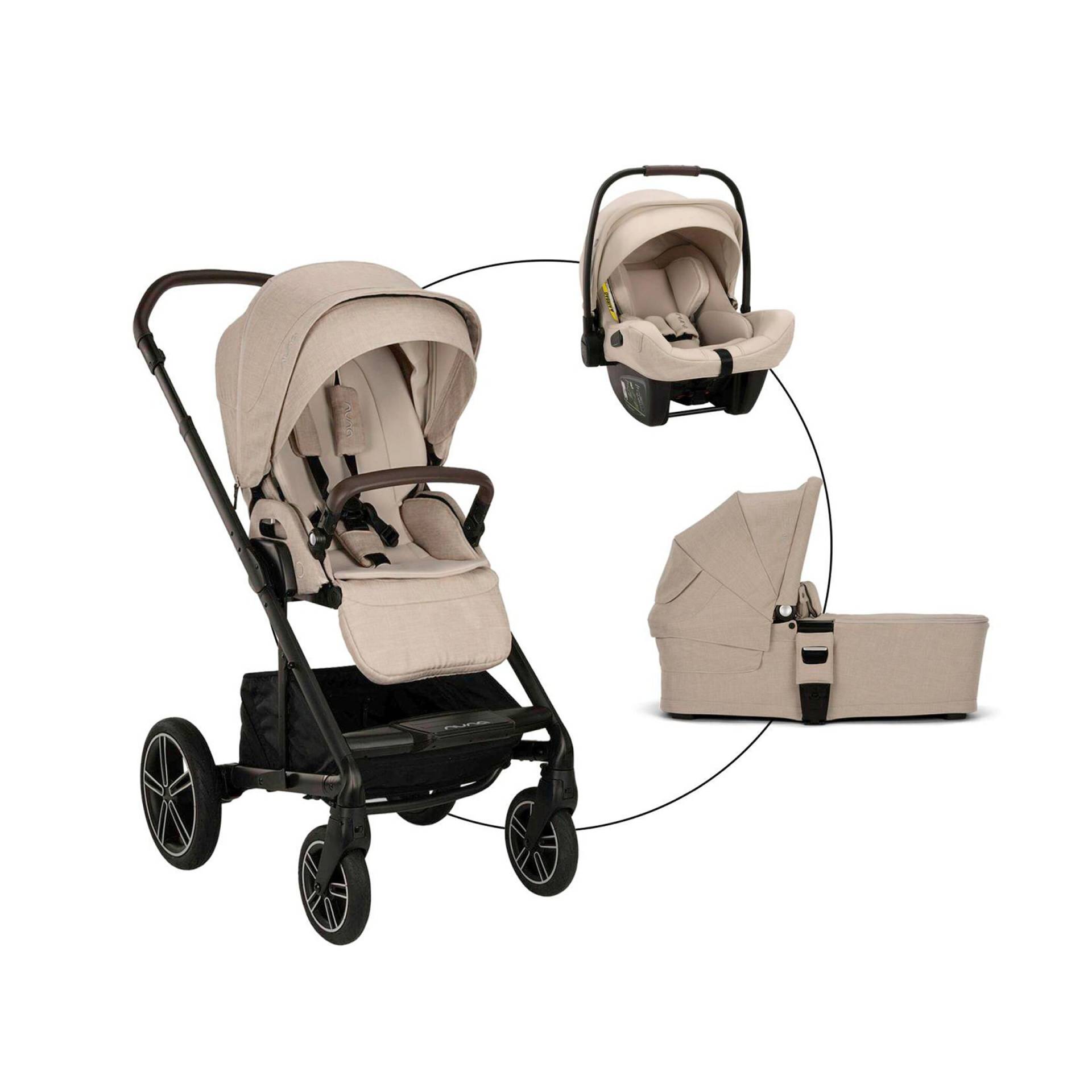 Kombikinderwagen Mixx Next Trio-Set inkl. Babyschale Pipa Next Kombikinderwagen Mixx Next Trio-Set inkl. Babyschale Pipa Next von Nuna