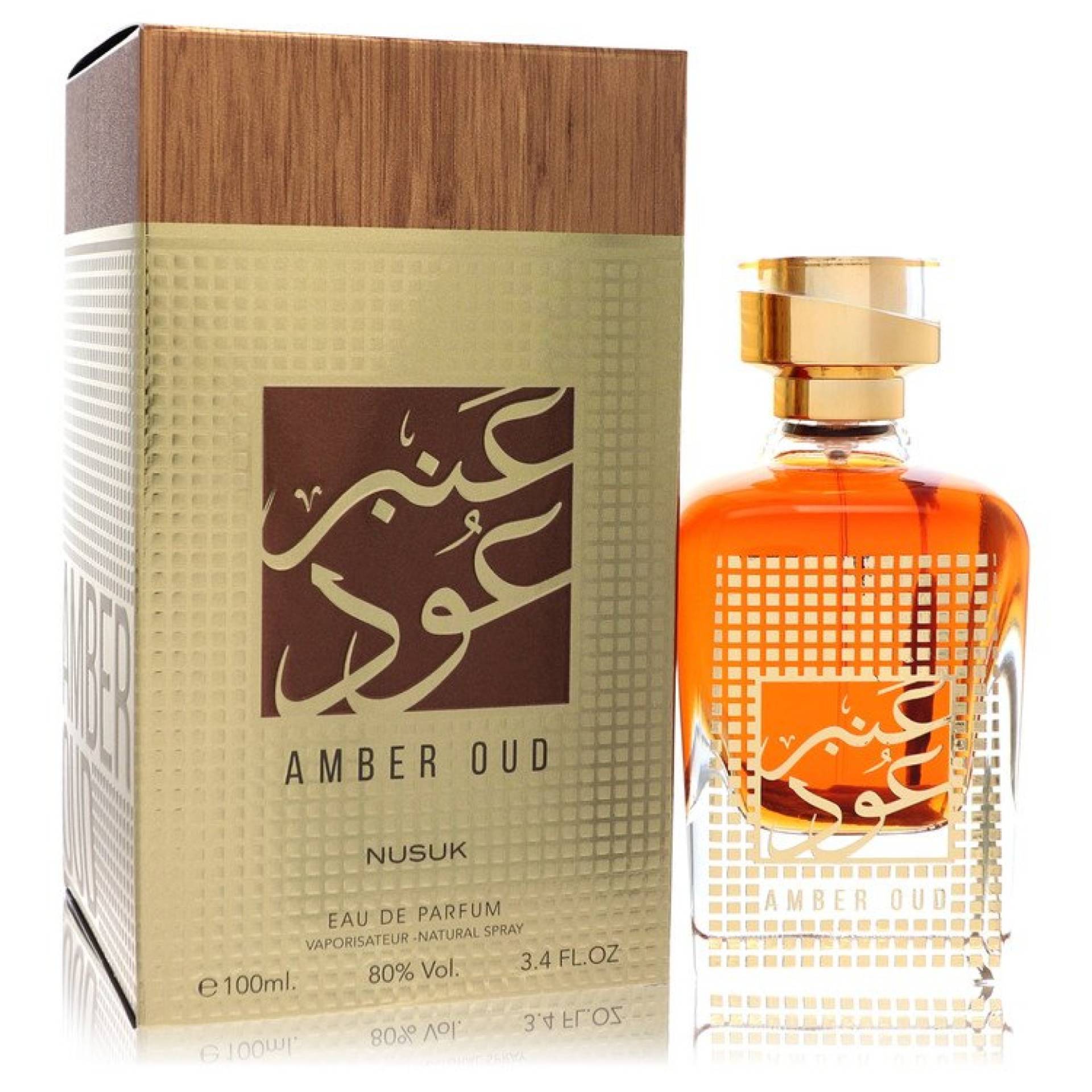 Nusuk Amber oud Eau De Parfum Spray 100 ml von Nusuk