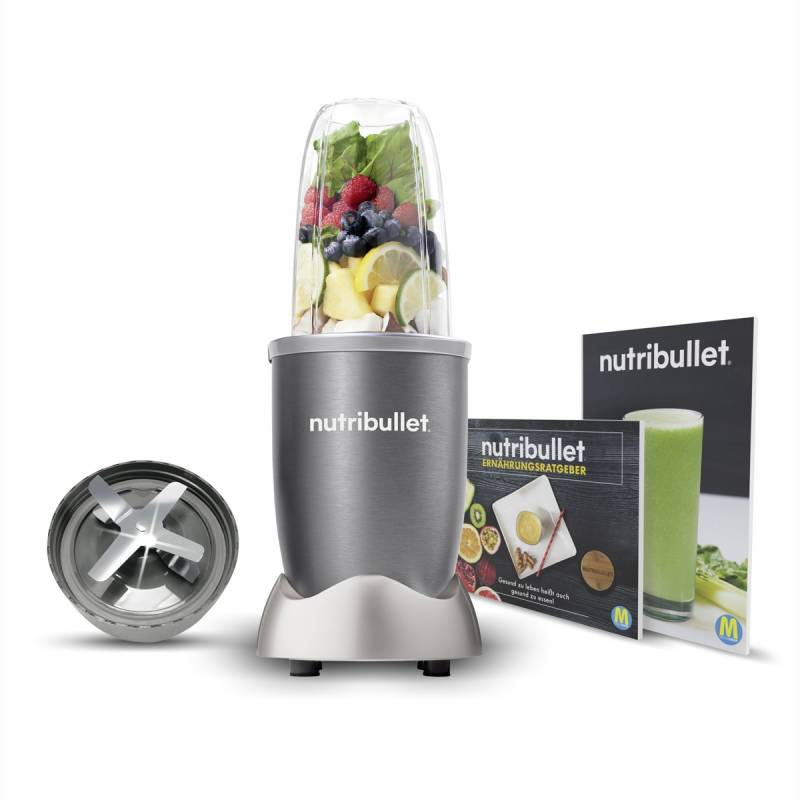 nutribullet Elektrisches Rührwerk »Nutribullet Nährstoffextraktor 600W, anthrazit, 5-teilig« von NutriBullet