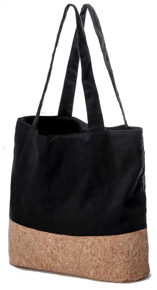 Everyday Bag Jute Und Kork Dunkel, 42x36x13 Cm, 20l Damen Schwarz ONE SIZE von Nuts Innovations