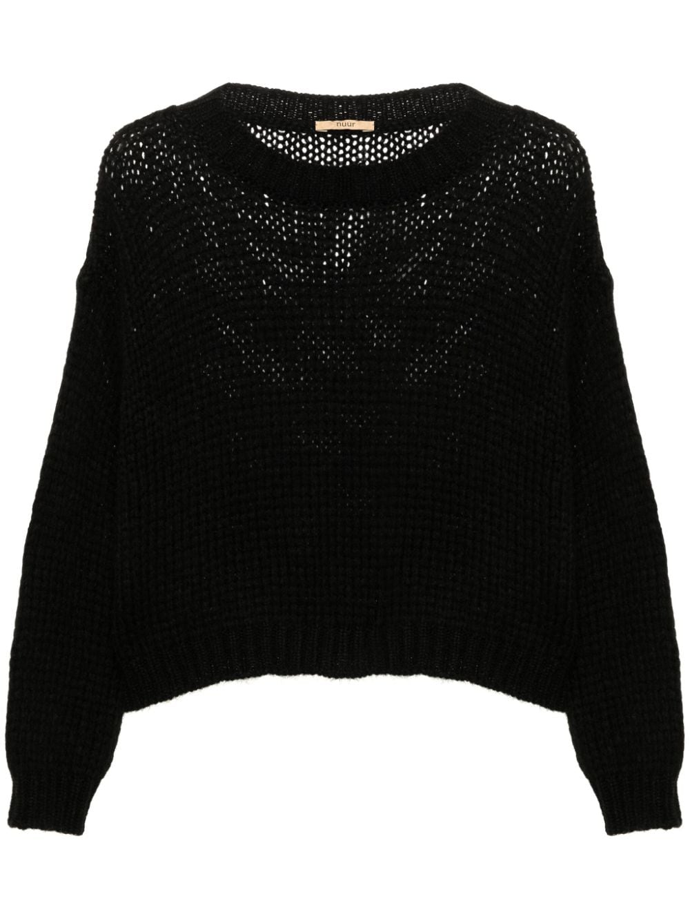 Nuur crew-neck jumper - Black von Nuur