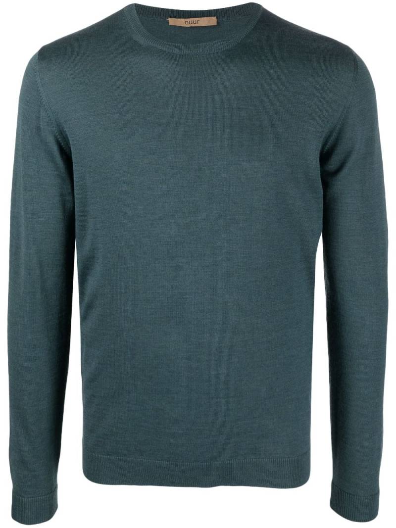 Nuur knitted merino-wool jumper - Blue von Nuur