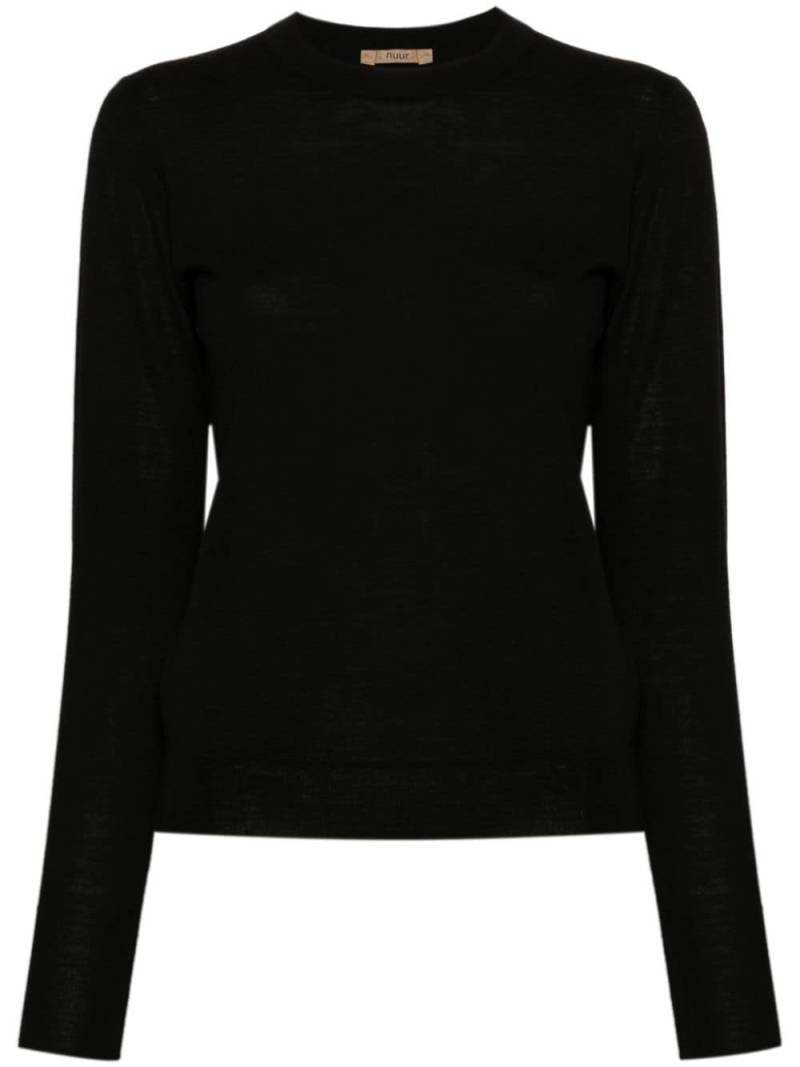 Nuur merino-wool sweater - Black von Nuur