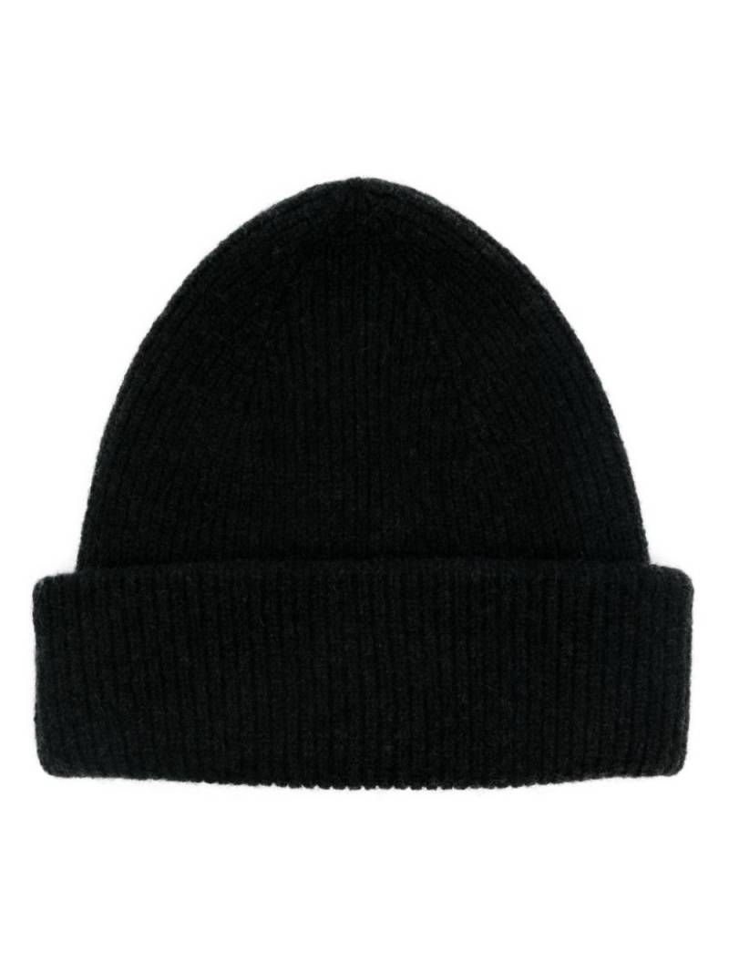 Nuur ribbed beanie - Black von Nuur