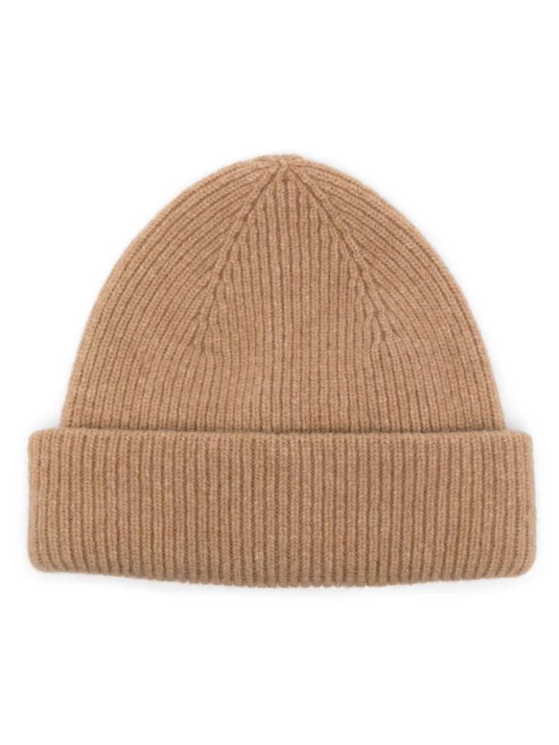 Nuur ribbed beanie - Brown von Nuur