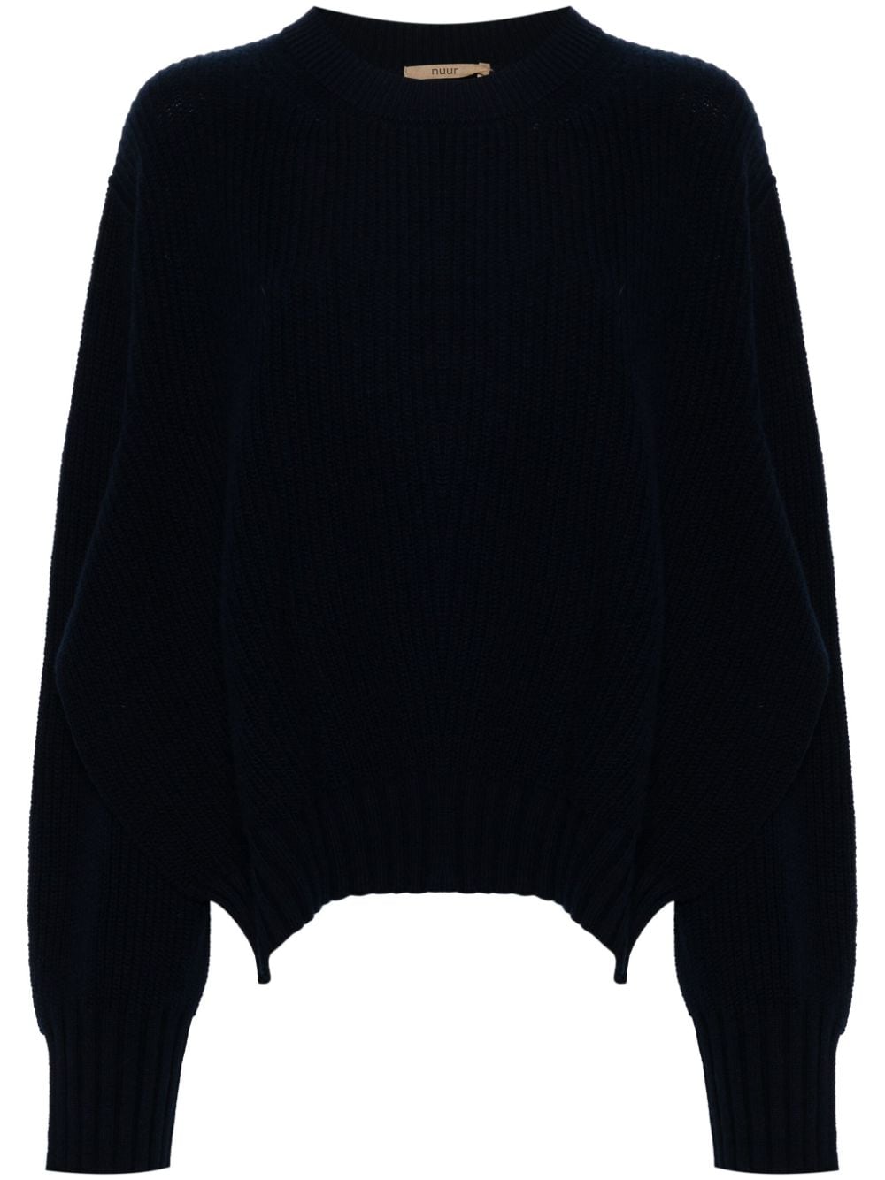 Nuur ribbed-knit sweater - Blue von Nuur