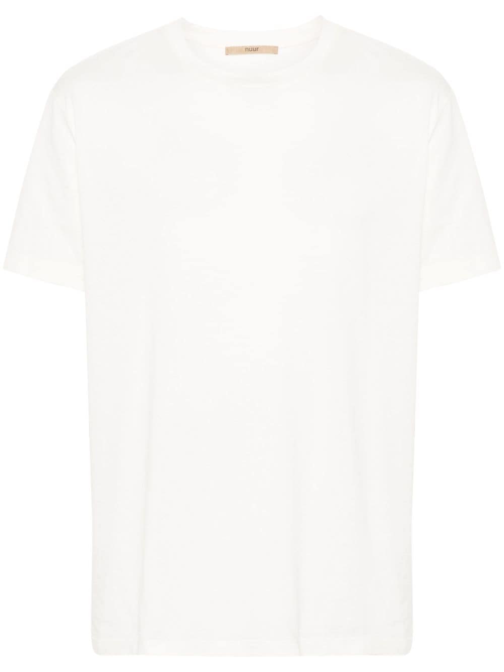 Nuur short-sleeve cotton T-shirt - Neutrals von Nuur