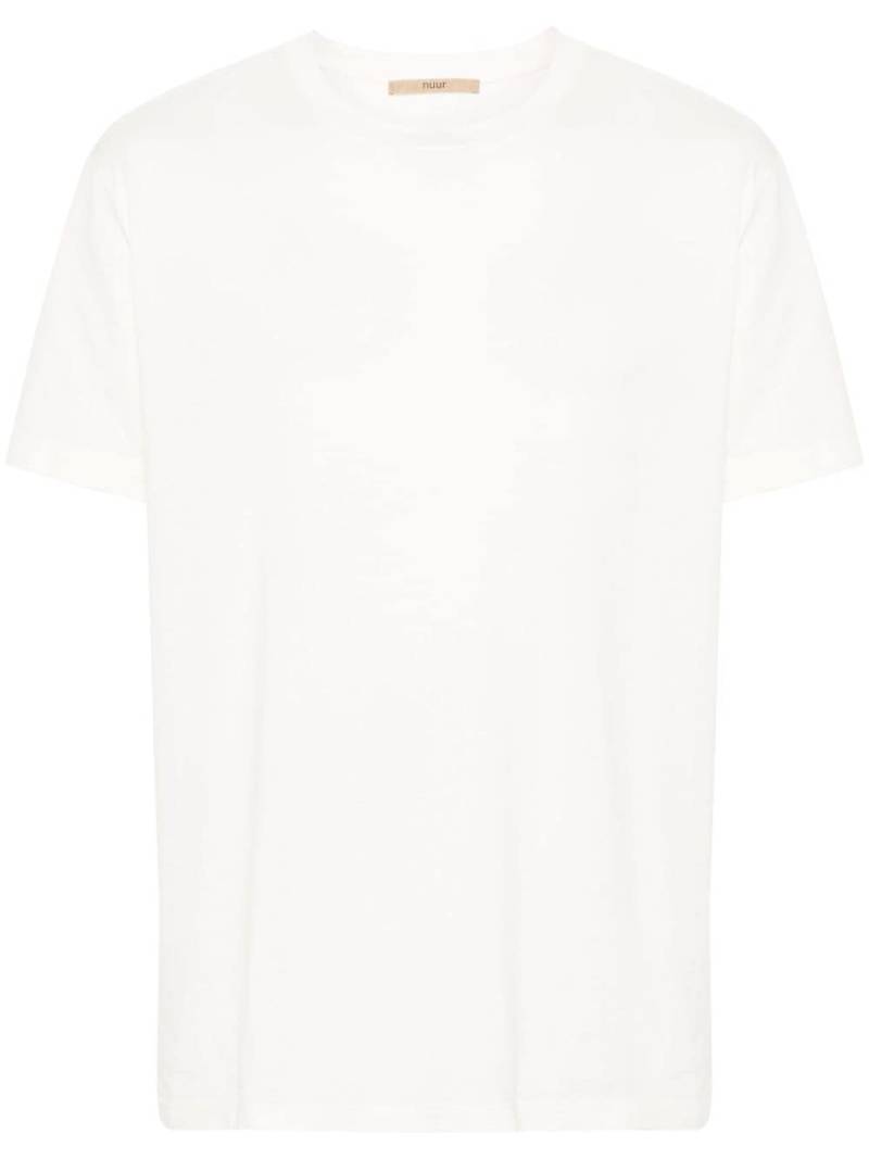 Nuur short-sleeve cotton T-shirt - Neutrals von Nuur