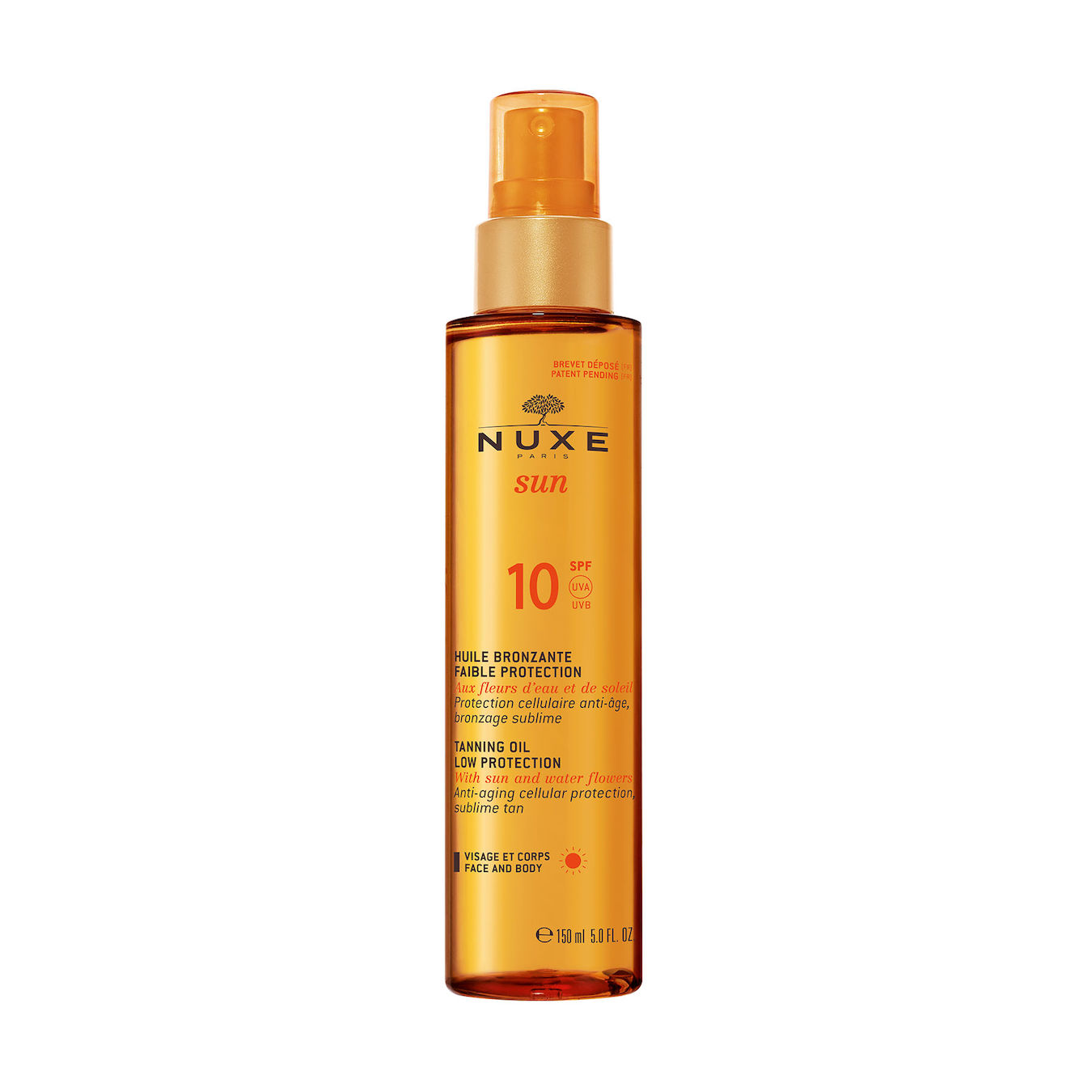 NUXE Sun SPF10 L'Huile Bronzante Visage & Corps von Nuxe