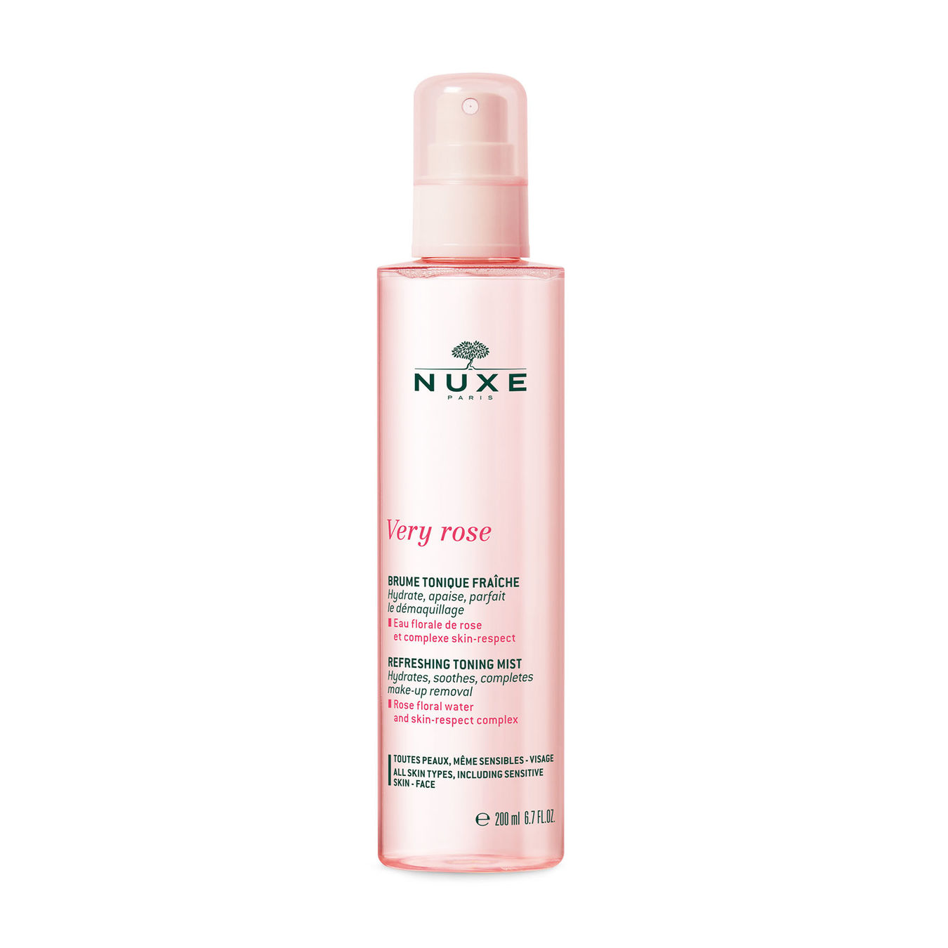 NUXE Very Rose Brume Tonique Fraîche 200ml Damen von Nuxe