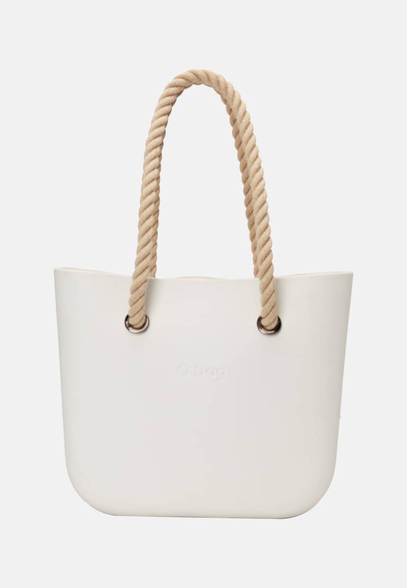 Shopper Tasche Mini Damen Antikweiss ONE SIZE von O Bag