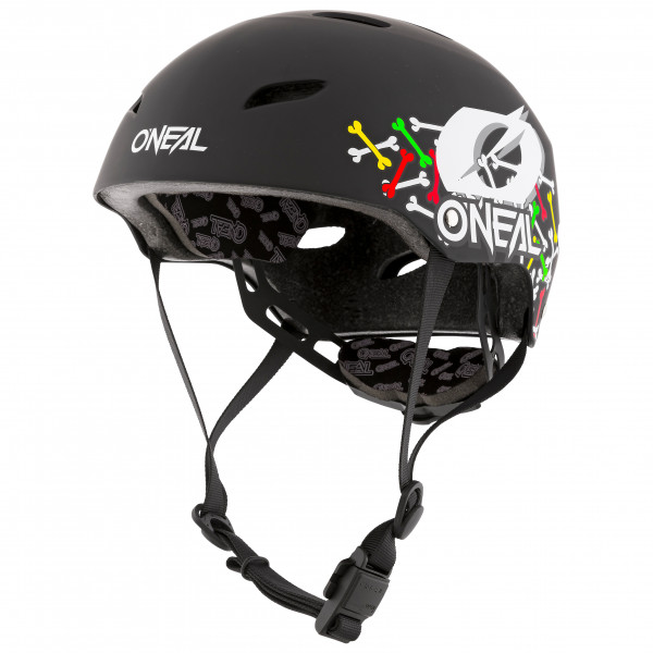 O'Neal - Kid's Dirt Lid Youth Helmet Skulls - Velohelm Gr S - 47-48 cm grau/schwarz von O'Neal