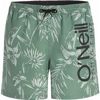 O'NEILL Herren Badeshort Cali Floral 16'' grün | L von O'Neill