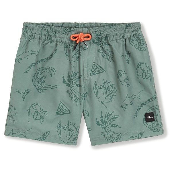 O'Neill - Kid's Mix & Match Cali Print 13'' Swim Shorts - Badehose Gr 116 türkis von O'Neill