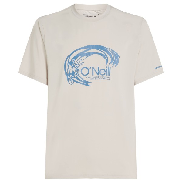 O'Neill - O'Riginals Hybrid UPF Graphic T-Shirt - Lycra Gr S grau von O'Neill