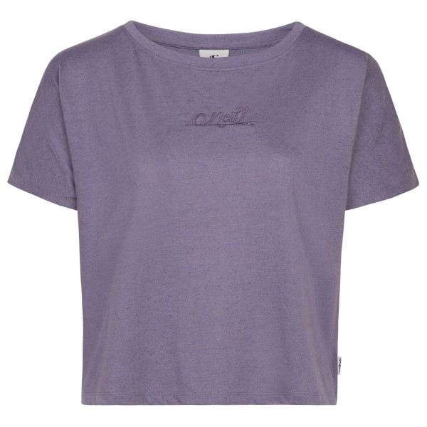 O'Neill - Women's Essentials Script Drape T-Shirt - T-Shirt Gr S grau von O'Neill