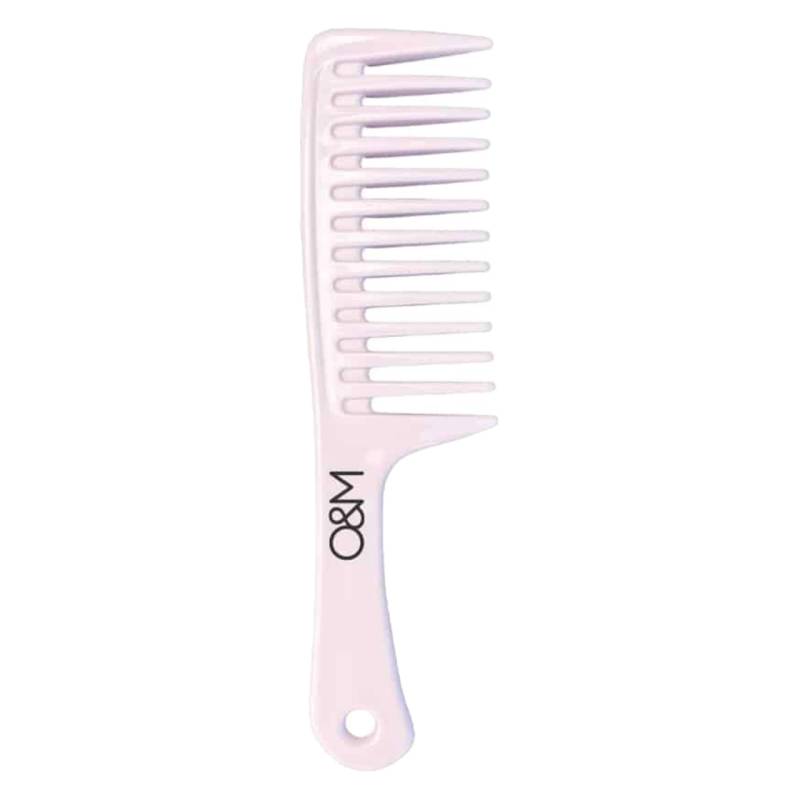 O&M Tools - Comb Wide Tooth Pink von O&M Original Mineral