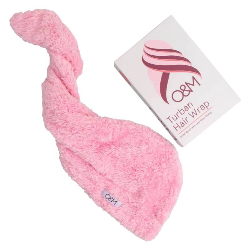 O&M Tools - Turban Hair Wrap Pink von O&M Original Mineral