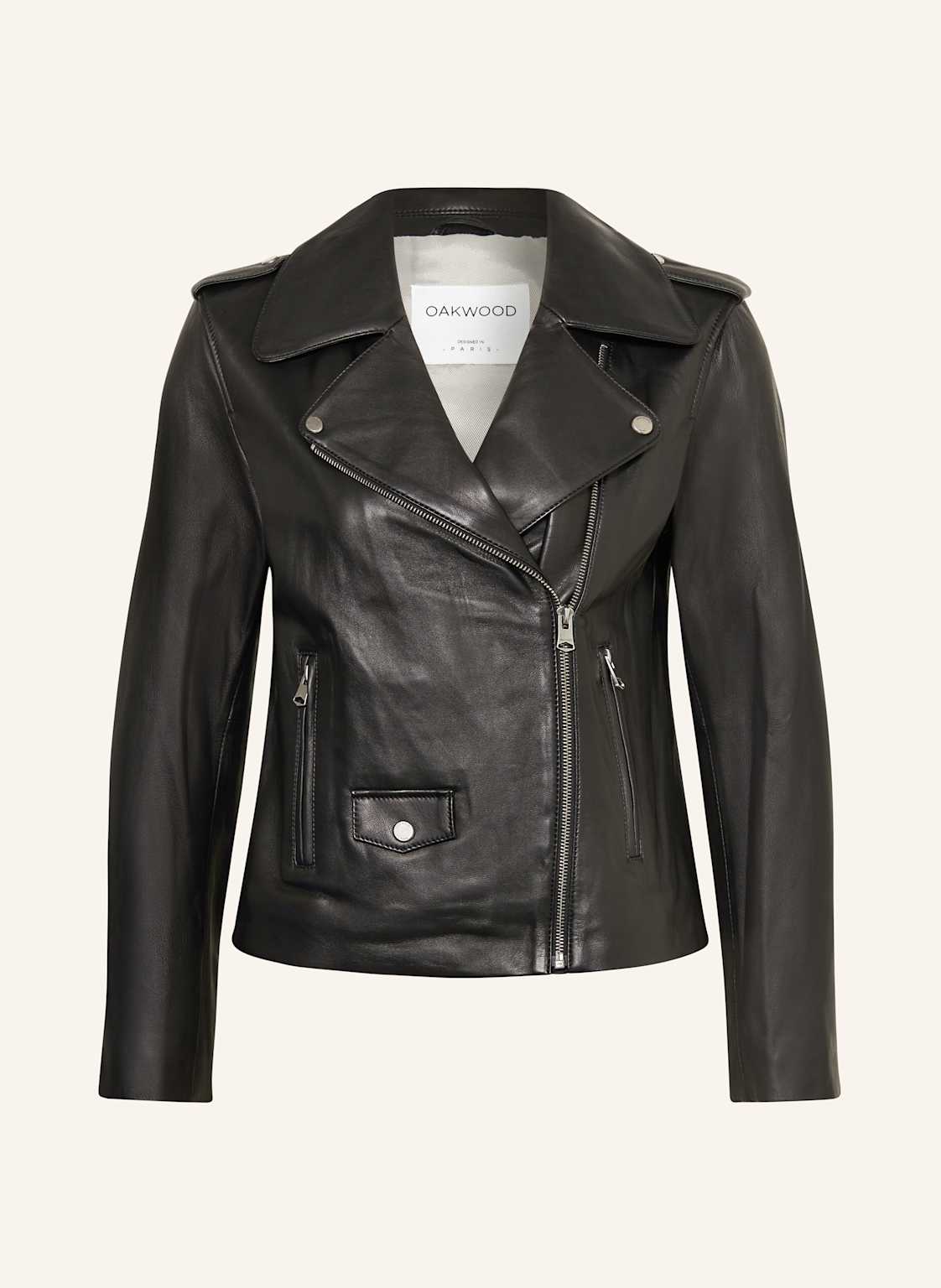 Oakwood Lederjacke Loula schwarz Oakwood Lederjacke Loula schwarz von OAKWOOD