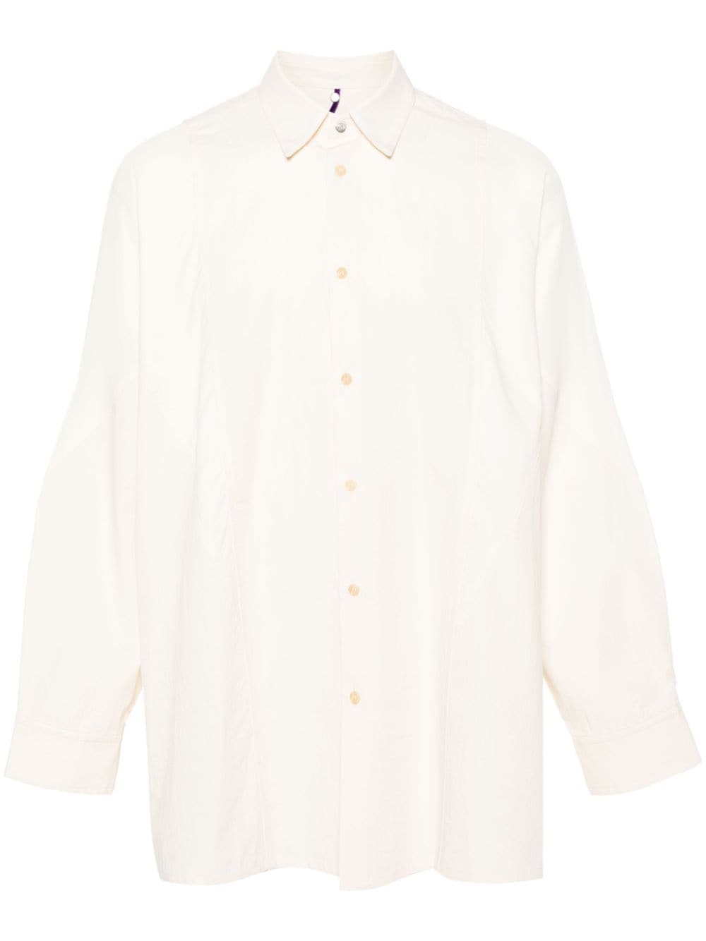 OAMC Arrow panelled shirt - White von OAMC