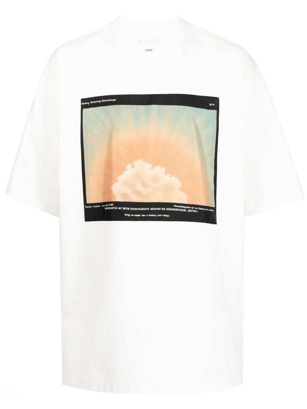 OAMC Aurora print T-shirt - White von OAMC