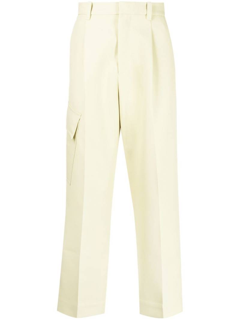 OAMC Combine straight-leg trousers - Green von OAMC