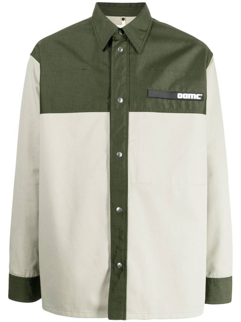 OAMC Denali oversize shirt - Green von OAMC