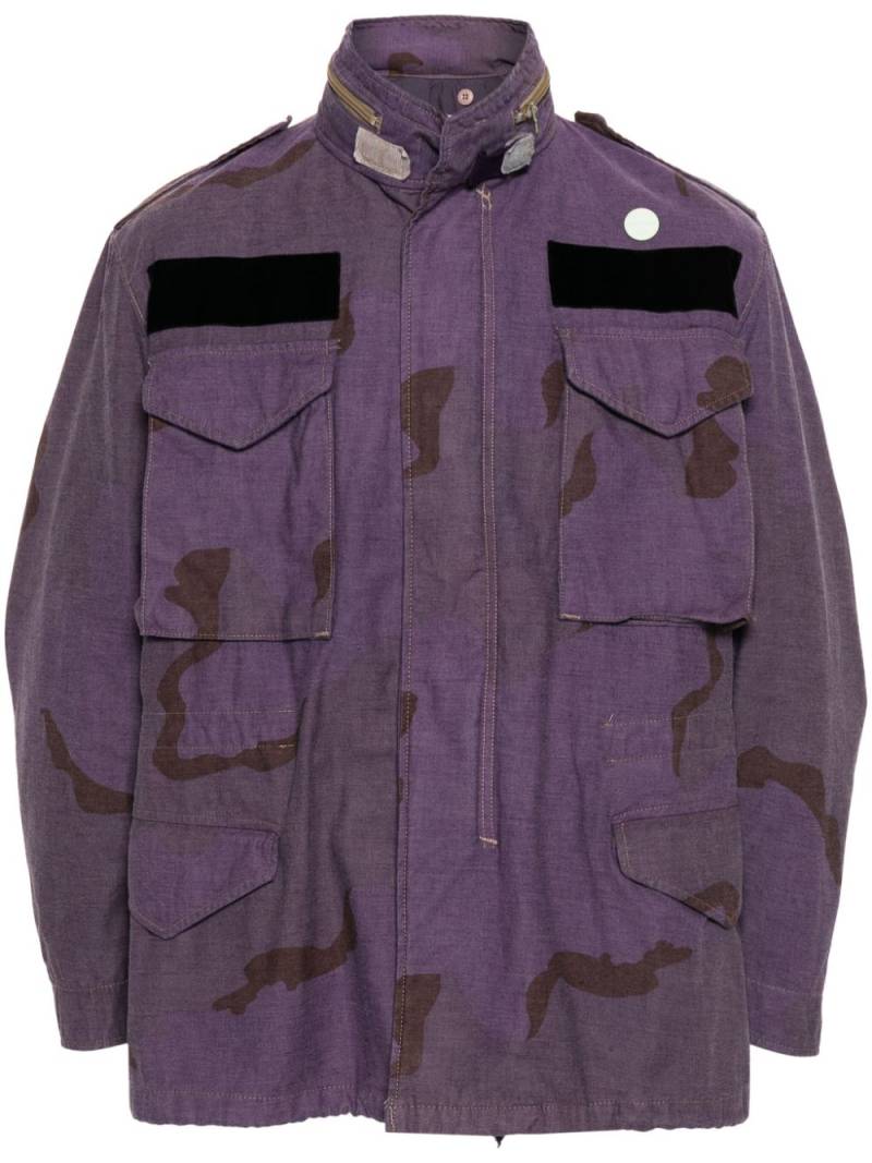 OAMC RE:Work Field camouflage-print jacket - Purple von OAMC