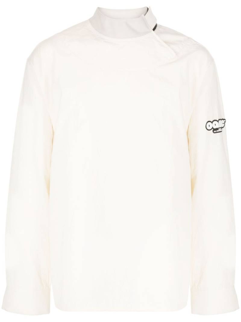 OAMC Rapid logo-print shirt - Neutrals von OAMC