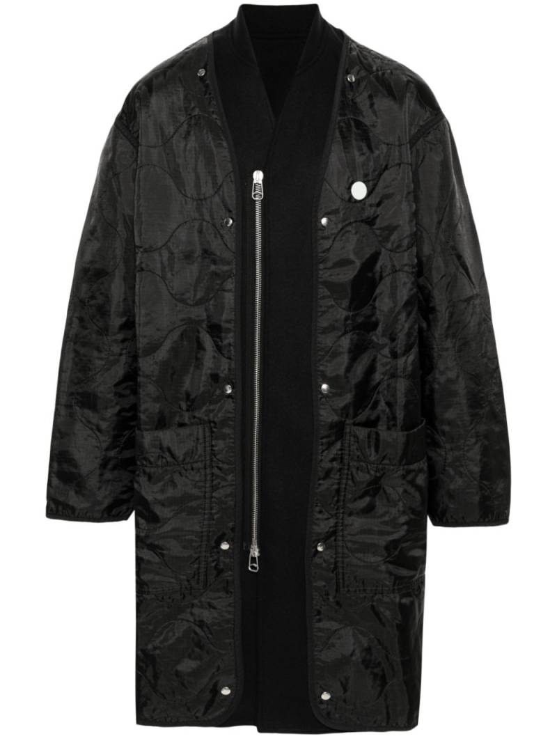 OAMC Re:Work quilted padded coat - Black von OAMC