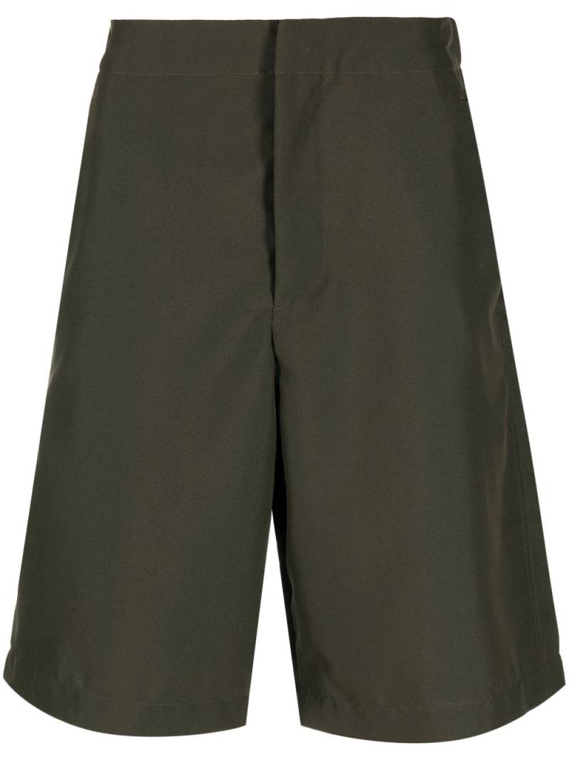 OAMC Vapor cotton chino shorts - Green von OAMC