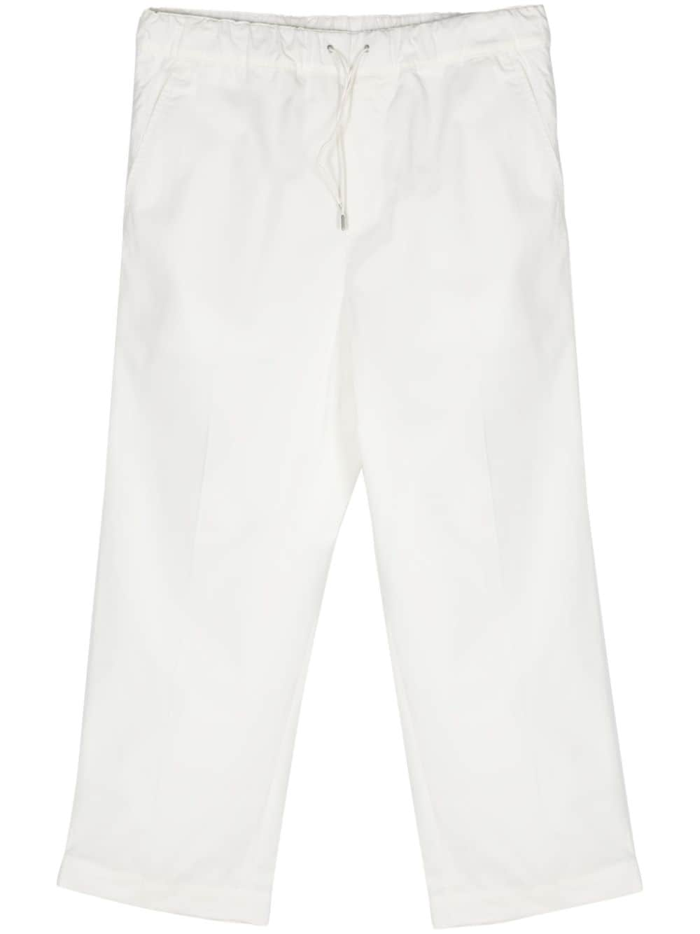 OAMC drawstring-waist straight-leg trousers - White von OAMC