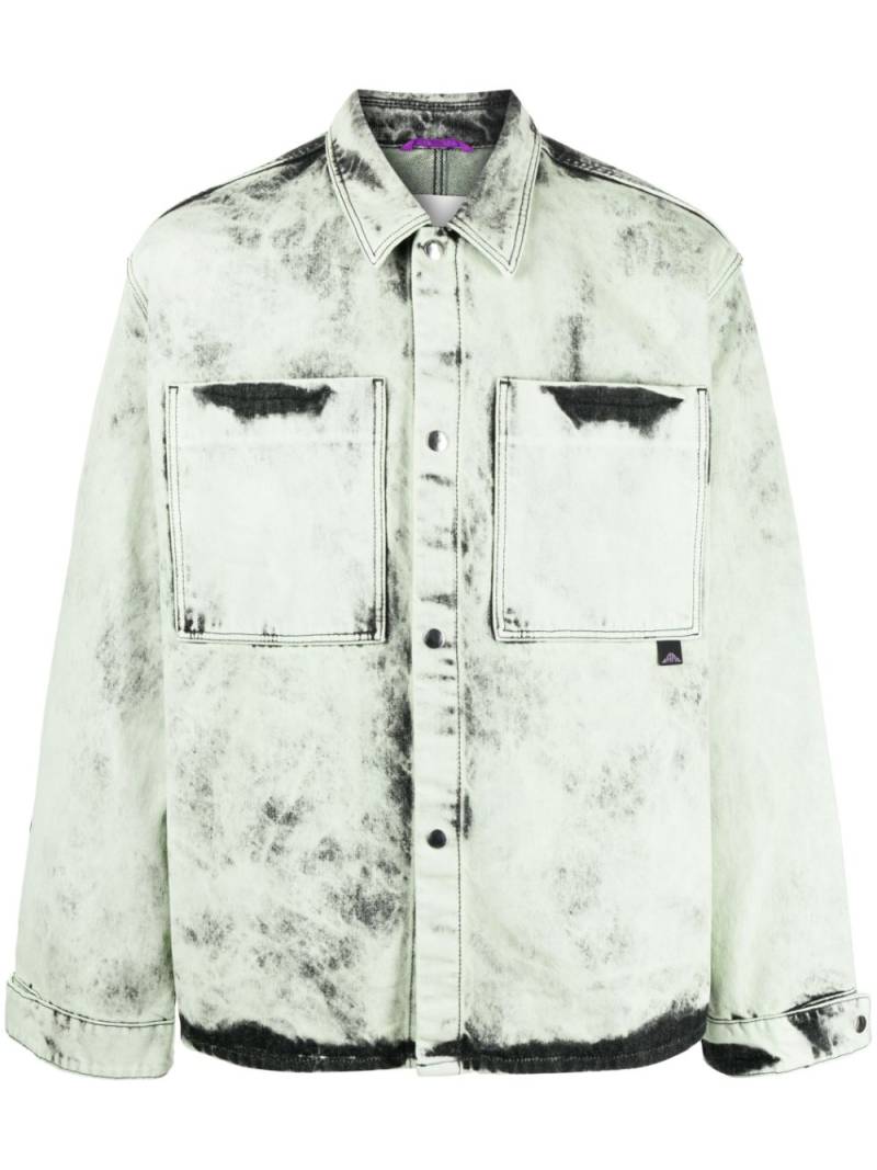 OAMC faded-effect long-sleeve shirt - Green von OAMC