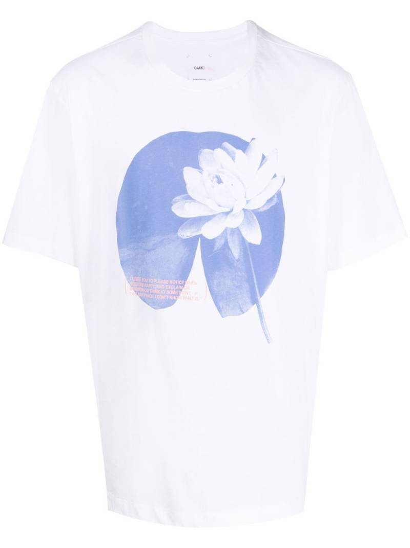 OAMC graphic print T-shirt - White von OAMC