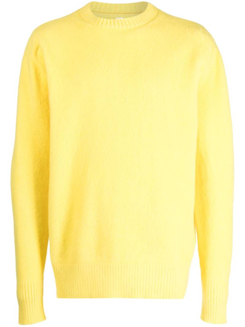 OAMC logo-intarsia wool jumper - Yellow von OAMC