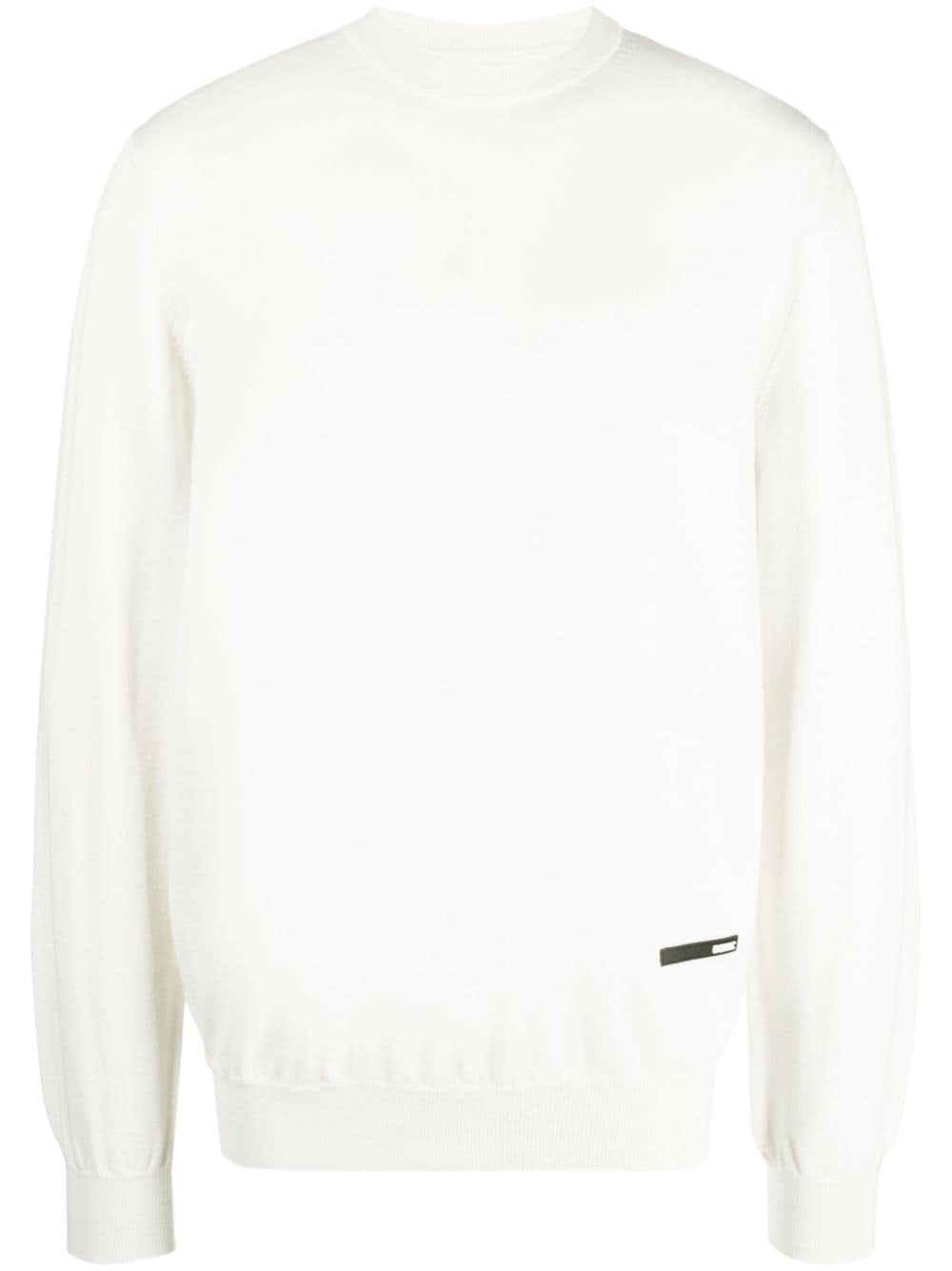 OAMC logo-patch merino wool jumper - White von OAMC