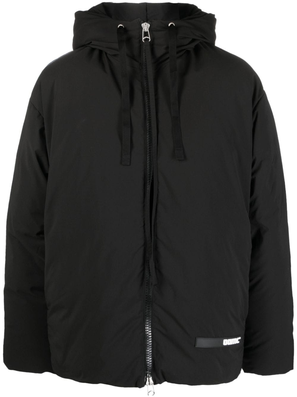 OAMC logo-patch padded jacket - Black von OAMC