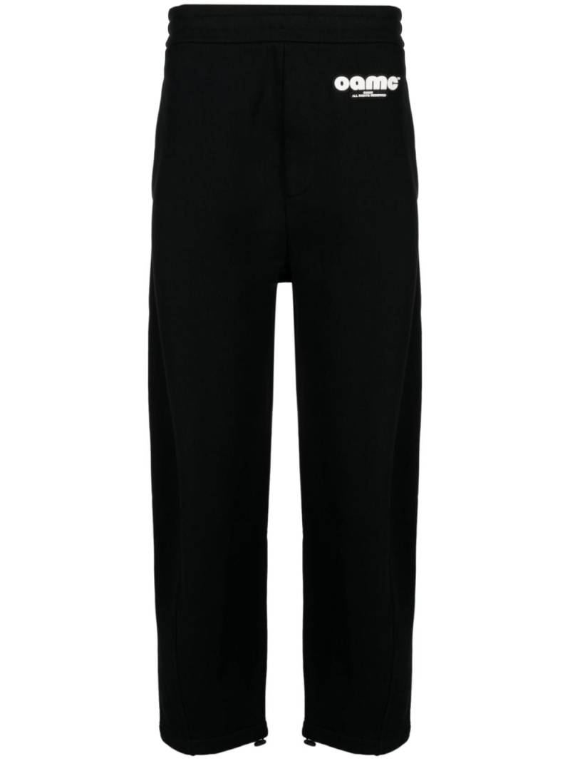 OAMC logo-patch track pants - Black von OAMC