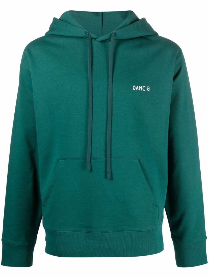 OAMC logo-print hoodie - Green von OAMC