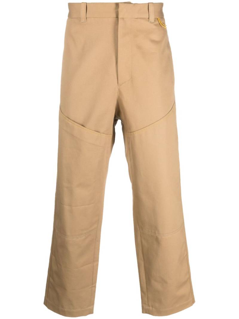 OAMC straight-leg cotton trousers - Neutrals von OAMC