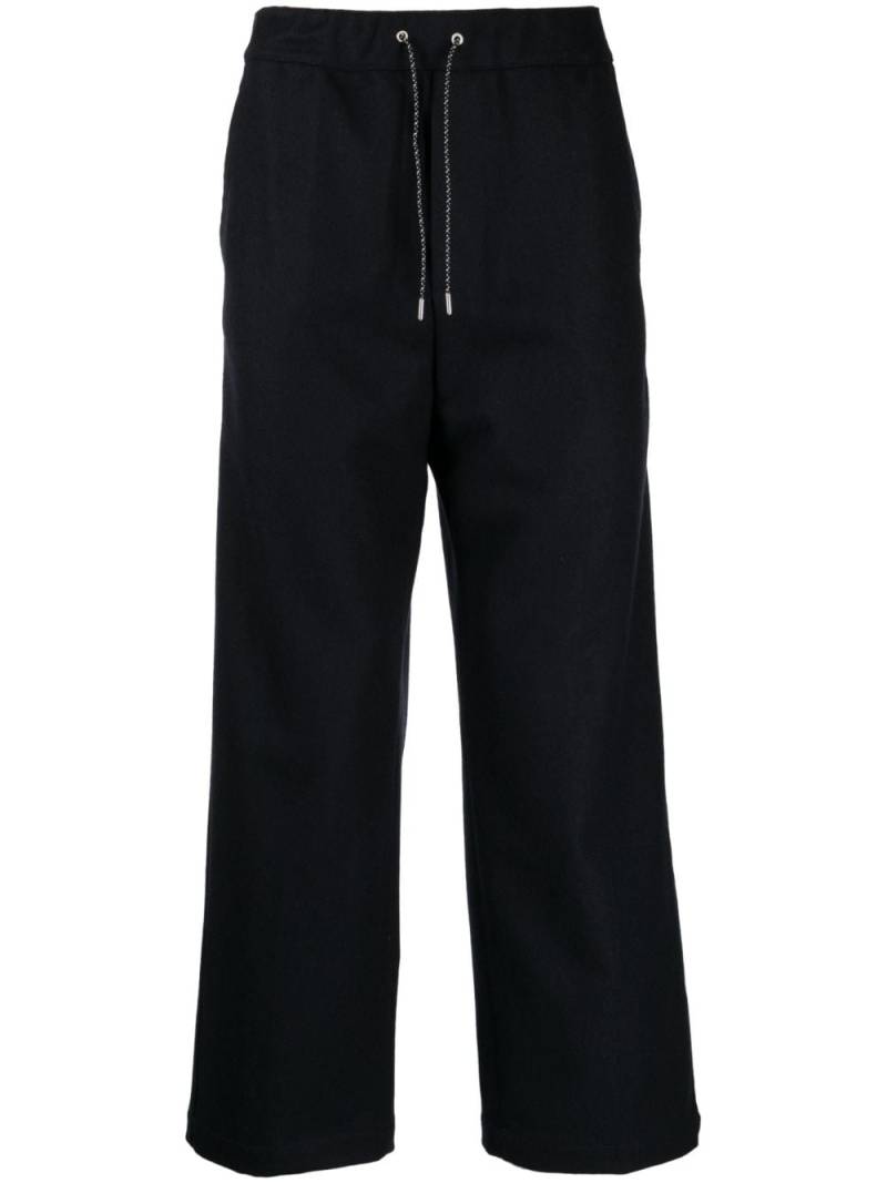 OAMC wide-leg wool-cotton trousers - Black von OAMC