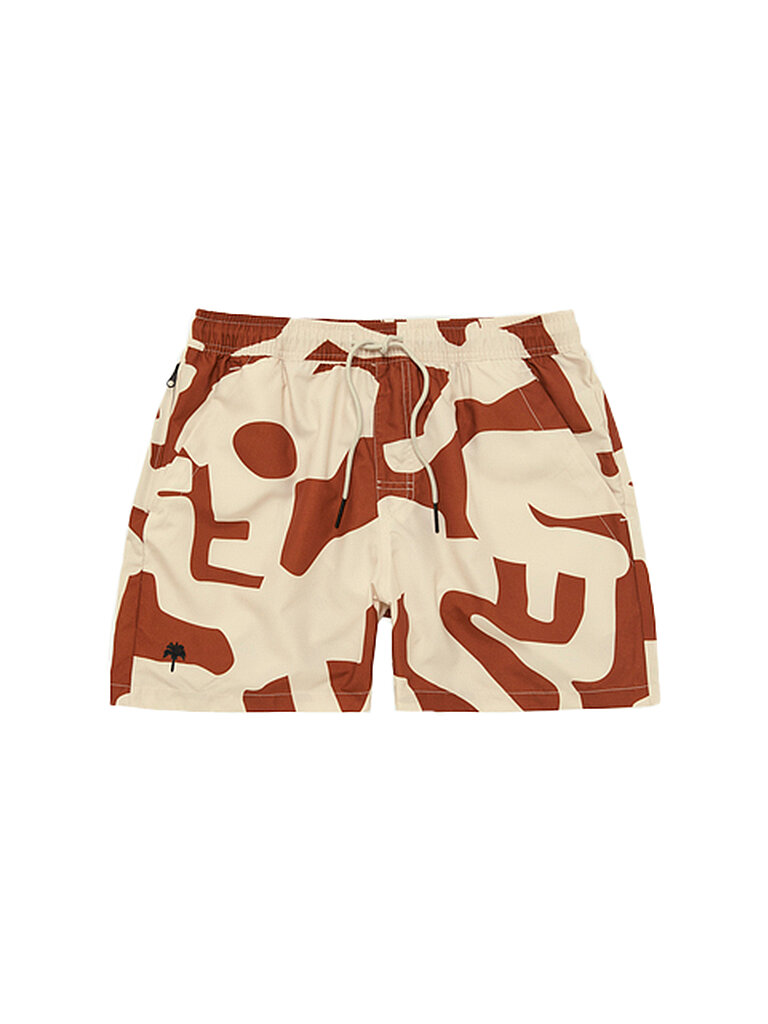 OAS Badeshorts RUSSETT PUZZLOTEC rot | M von OAS