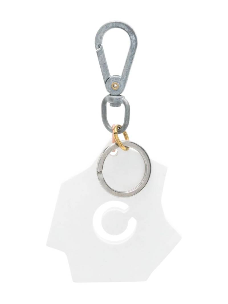 OBJECTS IV LIFE logo keyring - White von OBJECTS IV LIFE