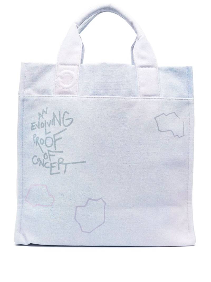 OBJECTS IV LIFE slogan-print cotton tote bag - Purple von OBJECTS IV LIFE