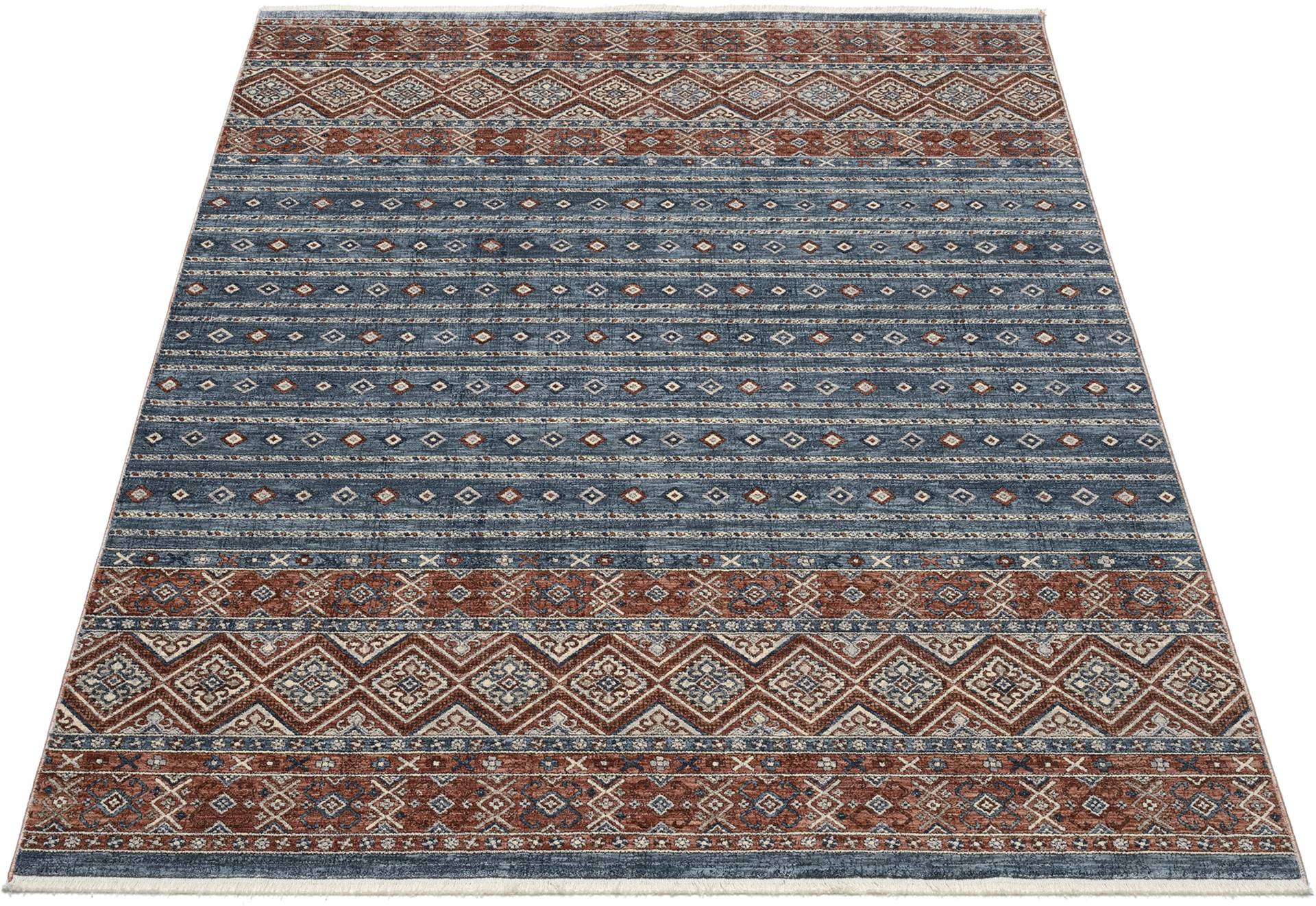 OCI DIE TEPPICHMARKE Teppich »GRAND FASHION 13«, rechteckig, Vintage Optik, feine Fransen, Wohnzimmer von OCI Die Teppichmarke