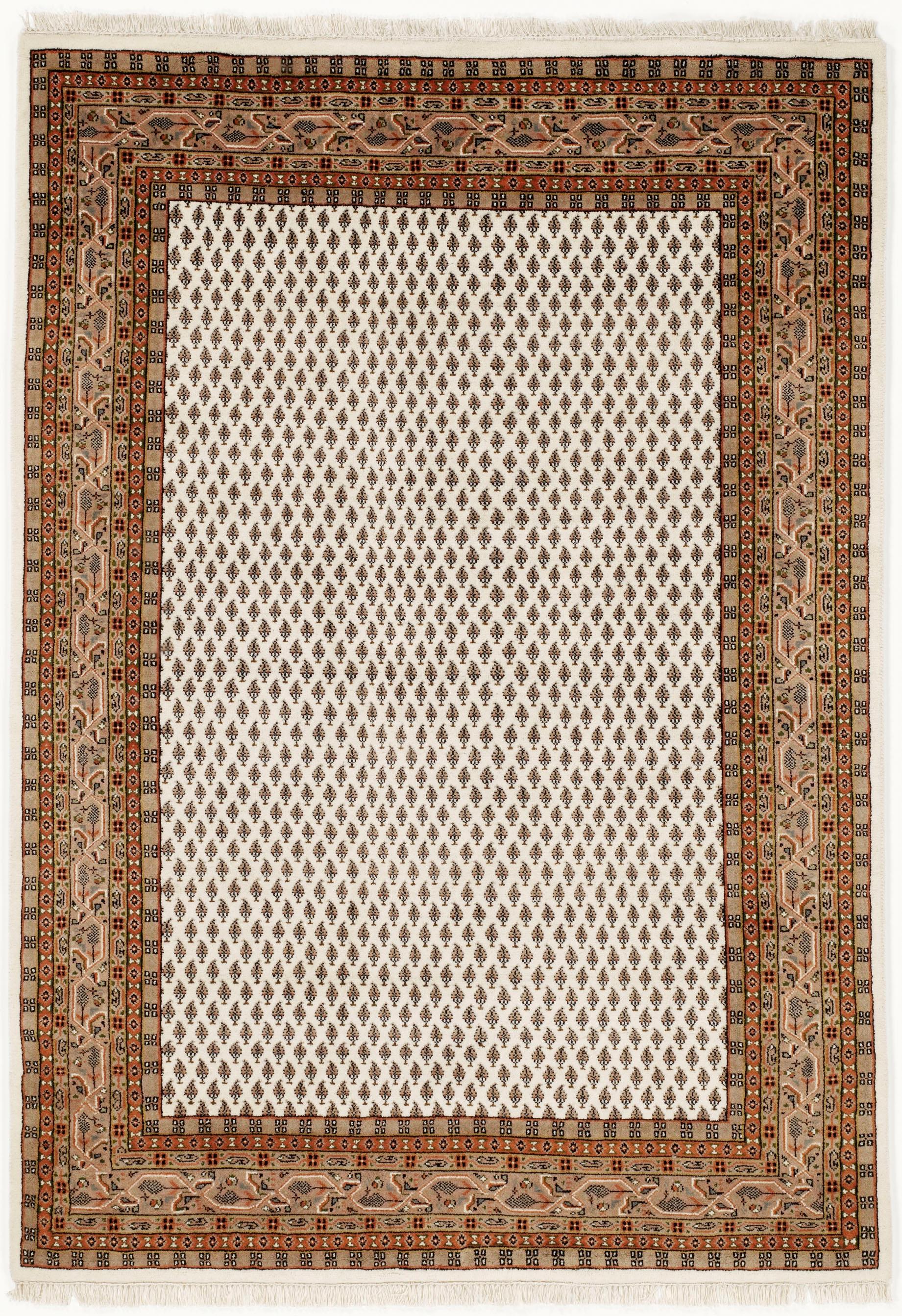 OCI DIE TEPPICHMARKE Orientteppich »Sakki Mir«, rechteckig, reine Wolle, hochwertig handgeknüpft, mit Fransen, Wohnzimmer von OCI Die Teppichmarke