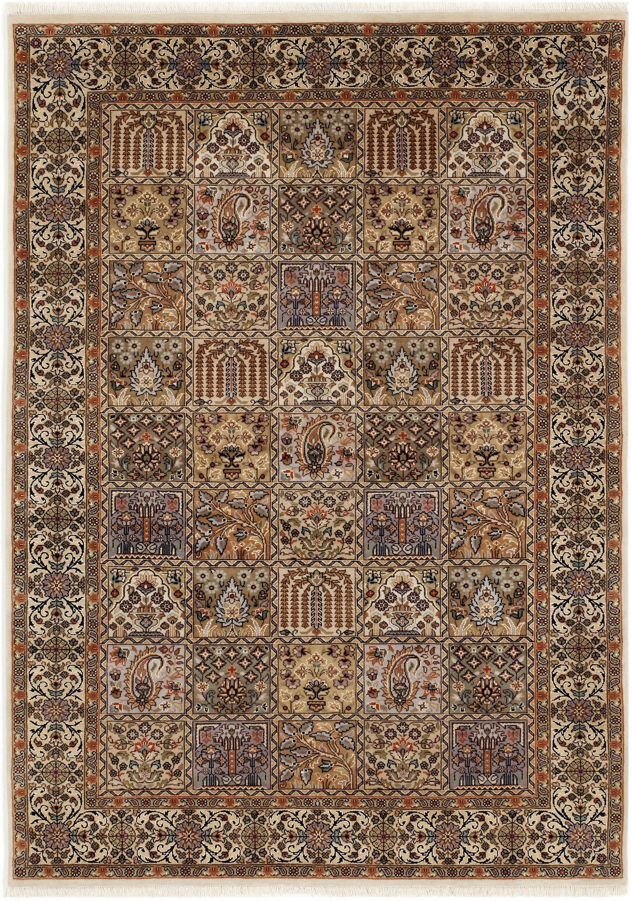 OCI DIE TEPPICHMARKE Orientteppich »Vasuki«, rechteckig, hochwertig handgeknüpft, mit Fransen, Wohnzimmer von OCI Die Teppichmarke